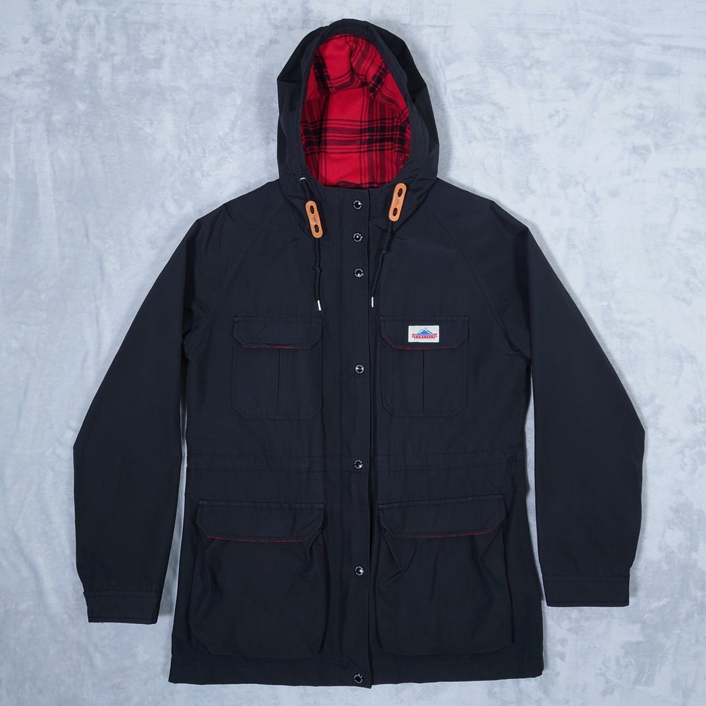 Penfield Kasson 60/40 Jacket Women's M Utility Field Flannel Lined Hooded Hiking